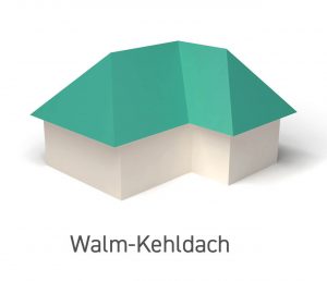 Dachform Walm-Kehldach