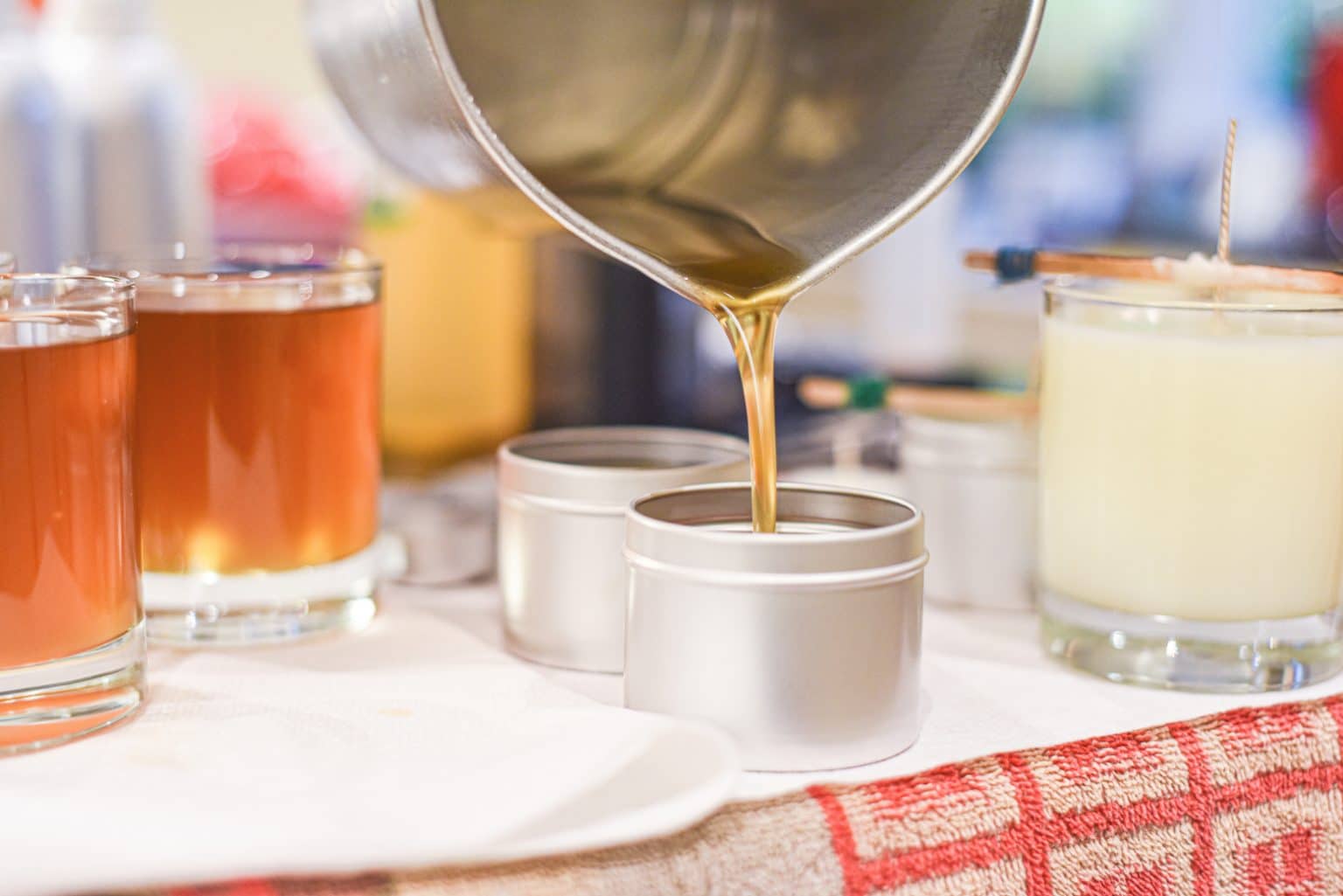 Kerzenwachs für die Kerzenherstellung