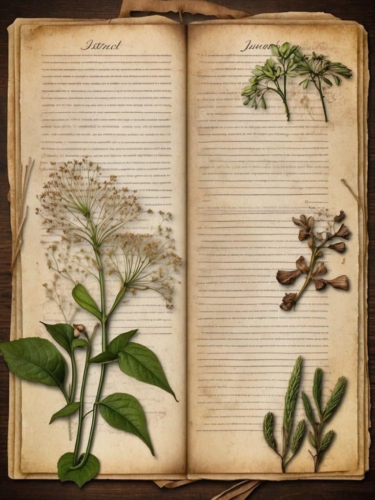 Floral Junk Journal Paper